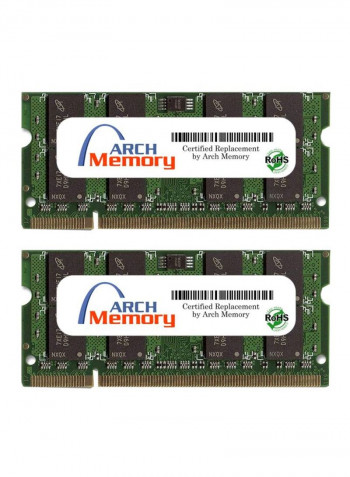 Pack Of 2 So-DIMM DDR2 RAM 2GB