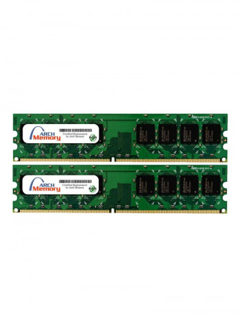 2-Piece UDIMM DDR2 RAM For ASUS V2-P5945G Desktop 2GB