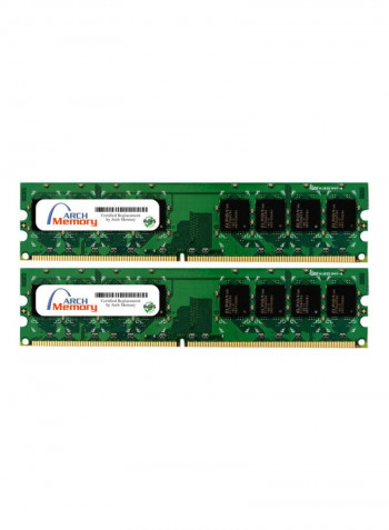 2-Piece DDR2 RAM Set For HP Pavilion P6034IT 2GB