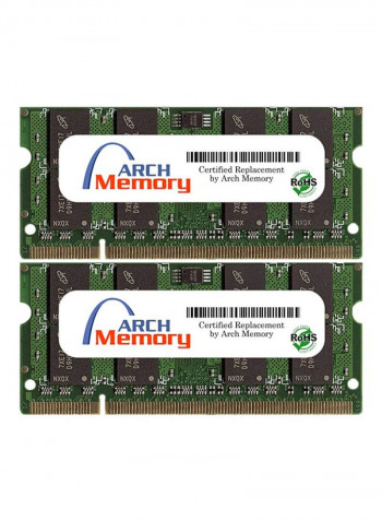 2-Piece DDR2 SODIMM RAM For ASUS M50VN-AS013G 2GB Multicolour