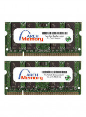 2-Piece DDR2 SODIMM RAM For ASUS X71TL-7S004C 2GB Multicolour