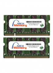 2-Piece SODIMM DDR2 RAM For HP Pavilion Entertainment DV6-1245DX 2GB