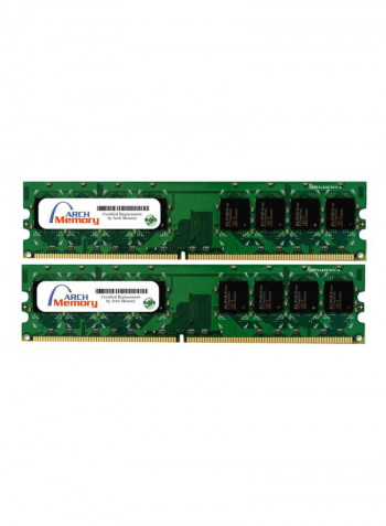2-Piece UDIMM DDR2 RAM For Lenovo ThinkCentre M57P 6069 2GB