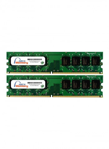 2-Piece UDIMM DDR2 RAM For Lenovo ThinkCentre M57p 9967 2GB