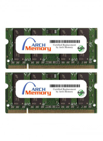 2-Piece SODIMM DDR2 RAM For HP Presario CQ35-101TU 2GB