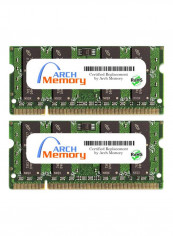 2-Piece SODIMM DDR2 RAM For Lenovo IdeaPad Y330 2GB Multicolour
