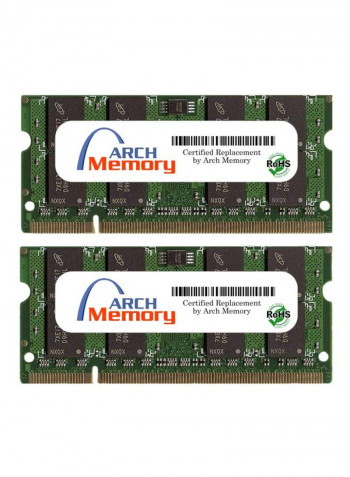 2-Piece SODIMM DDR2 RAM For Dell Vostro 1520 2GB