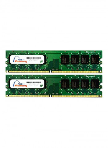 2-Piece UDIMM DDR2 RAM For HP Business DX7500 Microtower 2GB Multicolour