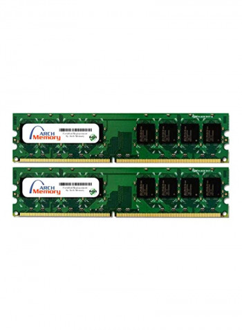 2-Piece UDIMM DDR2 RAM For HP Presario SR5830AN 4GB Multicolour