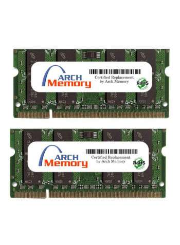 Pack Of 2 So-DIMM DDR2 RAM 2GB