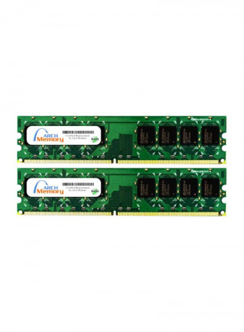2-Piece DDR2 UDIMM RAM For Lenovo ThinkCentre M52 8212-19U 4GB
