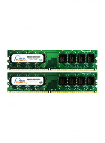 2-Piece DDR2 UDIMM RAM For HP Pavilion p6102f 4GB