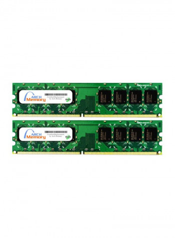 2-Piece DDR2 UDIMM RAM For Lenovo ThinkCentre M55e 9632-2KU 2GB