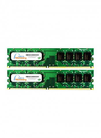 2-Piece DDR2 UDIMM RAM For Lenovo ThinkCentre M55P 8808-Z8U 2GB Multicolour