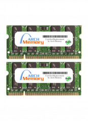 2-Piece So-Dimm DDR2 RAM For Asus X50SR-AS293C 2GB Multicolour