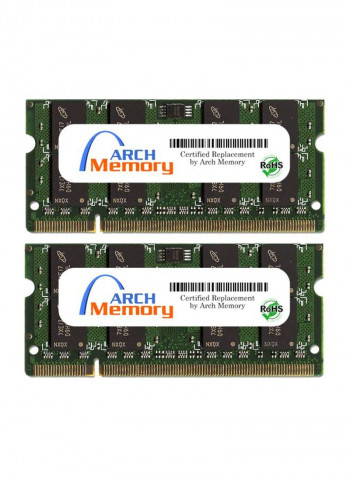 2-Piece So-Dimm DDR2 RAM For Asus K70IJ 2GB
