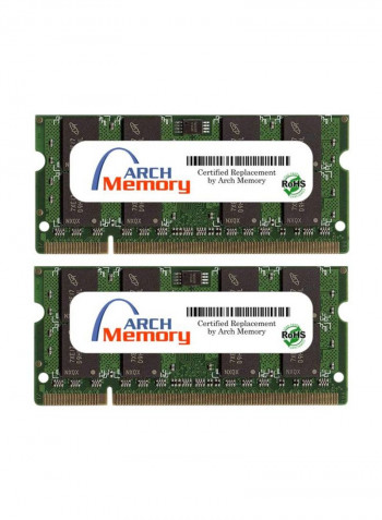 2-Piece SODIMM DDR2 RAM For Dell Vostro 1720 2GB