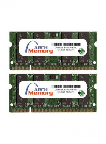 2-Piece SODIMM DDR2 RAM For ASUS F80Cr 2GB