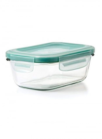 8-Piece Food Storage Container Set Clear/Green