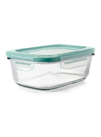 8-Piece Food Storage Container Set Clear/Green