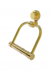 Venus Collection 2 Post Twisted Accents Toilet Paper Holder Gold