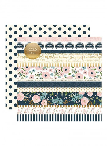 25-Piece Just Married Paper