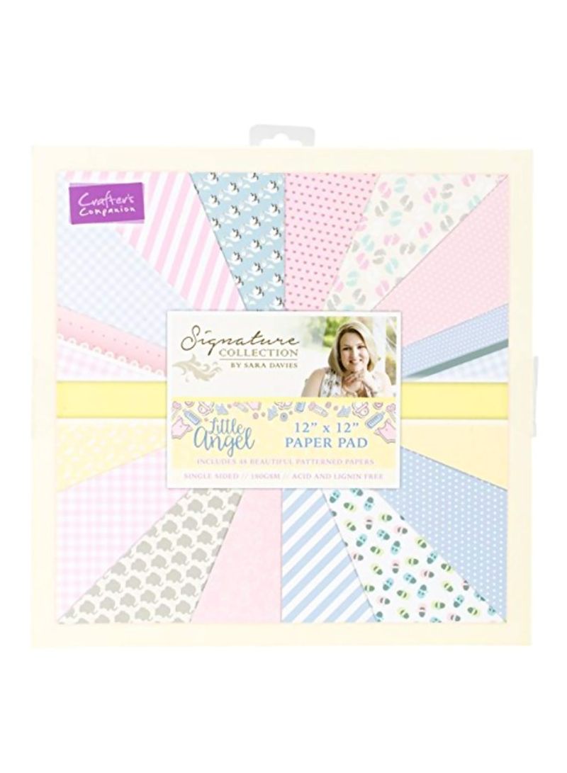 48-Sheet Single-Sided Paper Pad Multicolour