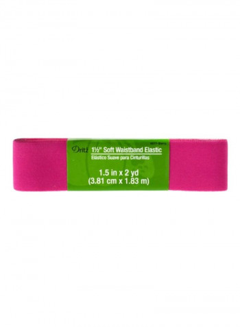 Soft Waistband Elastic Pink