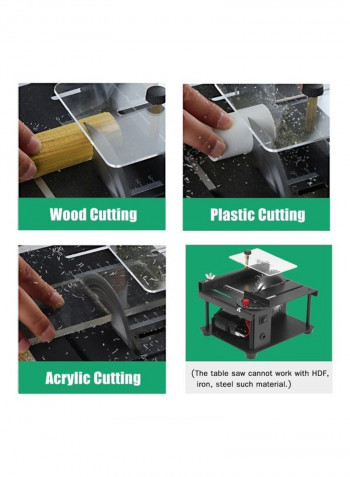 110-240V Multi-Functional Household Table Saw Black