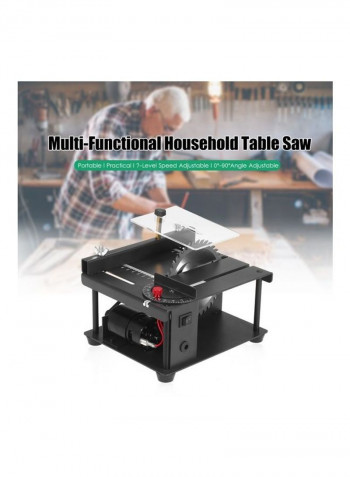 110-240V Multi-Functional Household Table Saw Black