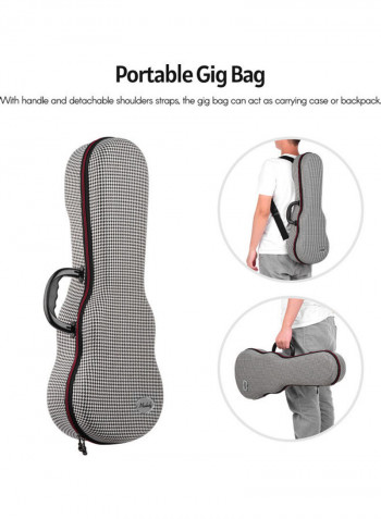 Lightweight Gig Bag with Detachable Shoulder Straps