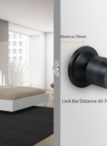 Smart Digital Door Lock With Bluetooth Function Black 22.20 x 9.50 x 14cm