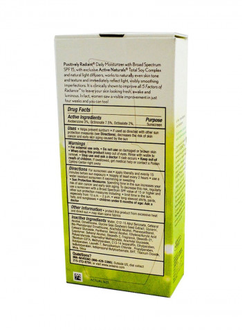 Positively Radiant Daily Moisturizer With Sunscreen SPF 15 4ounce