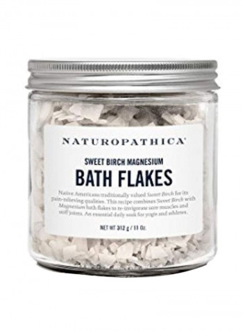 Sweet Birch Magnesium Bath Flakes White 11ounce