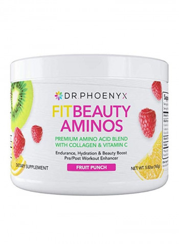 FitBeauty Aminos Drink Mix - Fruit Punch Flavored
