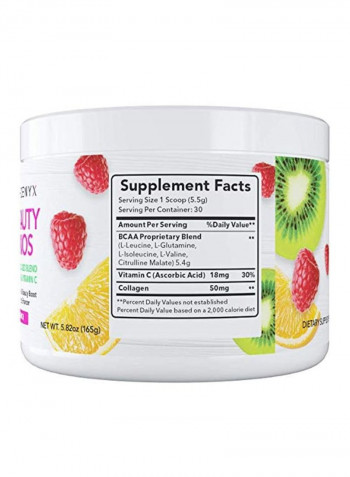 FitBeauty Aminos Drink Mix - Fruit Punch Flavored