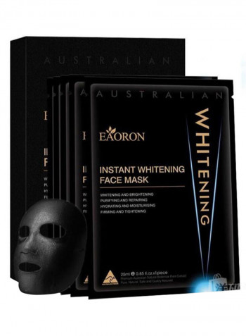 5-Piece Whitening, Moisturizing, Brightening Facial And Anti Wrinkle Mask Set 2.6ounce