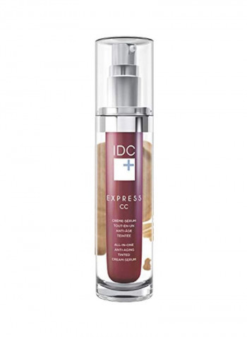 All-In-One Anti-Aging CC Tinted Cream Serum Brown