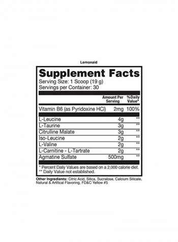 Intra-Flight Dietary Supplement - Lemonade