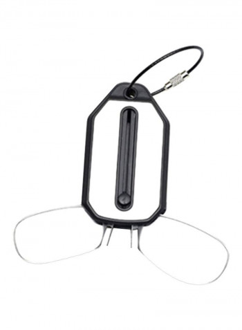Rimless Reading Glasses With Key Chain للرجال
