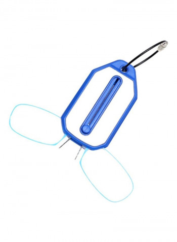 Rimless Reading Glasses With Key Chain للرجال
