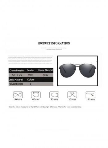 Men's UV Protected Aviator Sunglasses