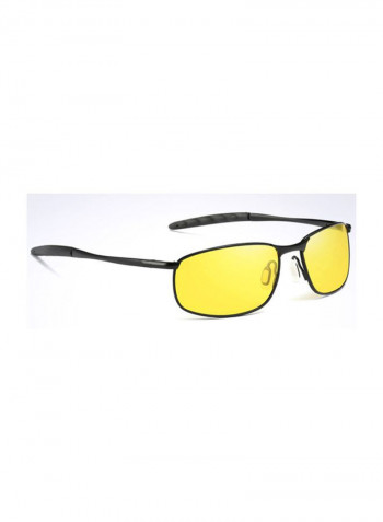 Men's Rectangular Sunglasses - Lens Size: 57 mm