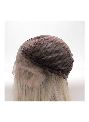 Straight Hair Wig Light Blonde 22inch