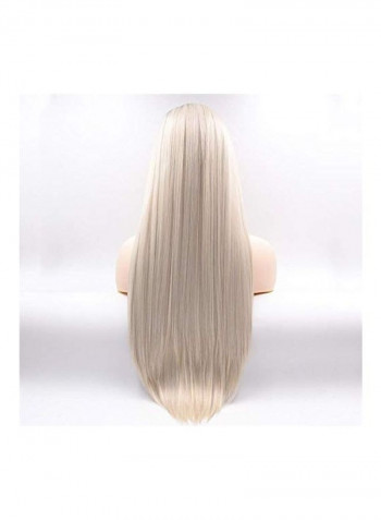 Straight Hair Wig Light Blonde 22inch