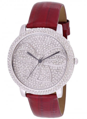 Women's 18K Gold Plated With Crystal Analog Watch P4133