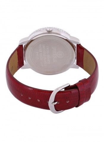 Women's 18K Gold Plated With Crystal Analog Watch P4133