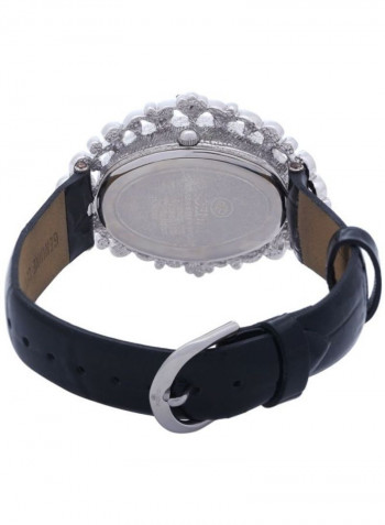 Women's 22K Gold Plated With Crystal Analog Watch P-21700
