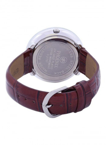 Women's 22K Gold Plated With Crystal Analog Watch P-21757