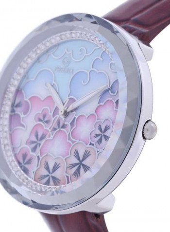 Women's 22K Gold Plated With Crystal Analog Watch P-21757